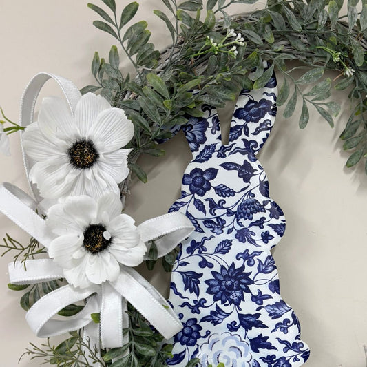 Hamptons Bunny Wreath - My Christmas