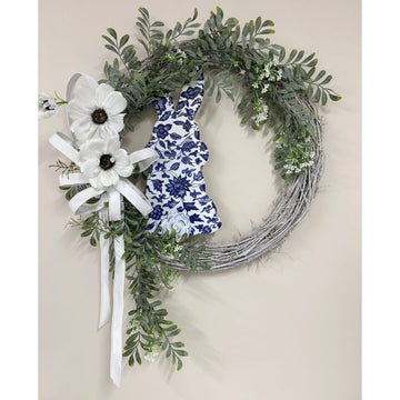 Hamptons Bunny Wreath - My Christmas