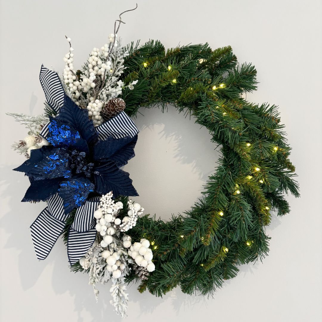 Hamptons - Green Wreath - My Christmas