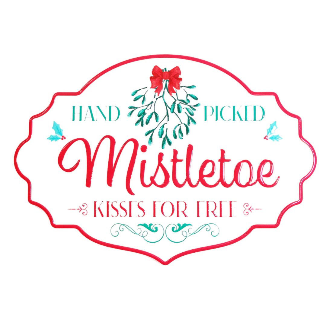 Handpicked Mistletoe Sign - My Christmas