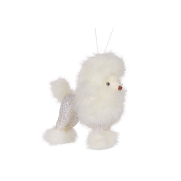 Hanging Princess Poodle White - My Christmas