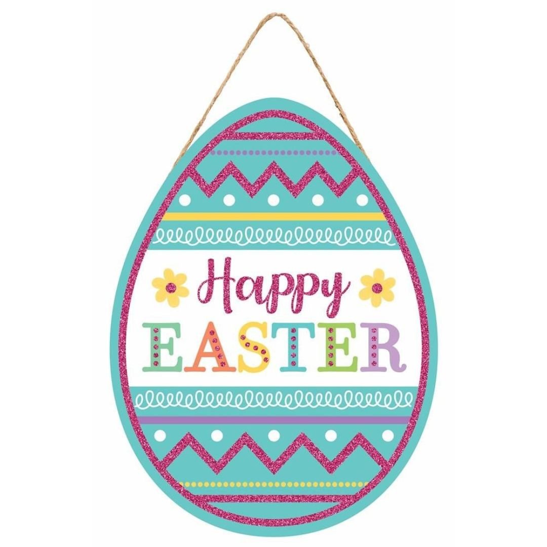 Happy Easter Egg Sign - My Christmas