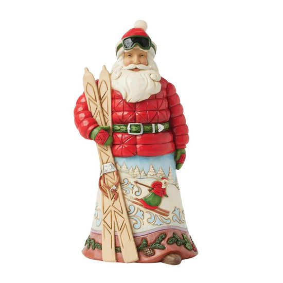 Heartwood Creek - Christmas At The Lodge Santa with Skis - My Christmas