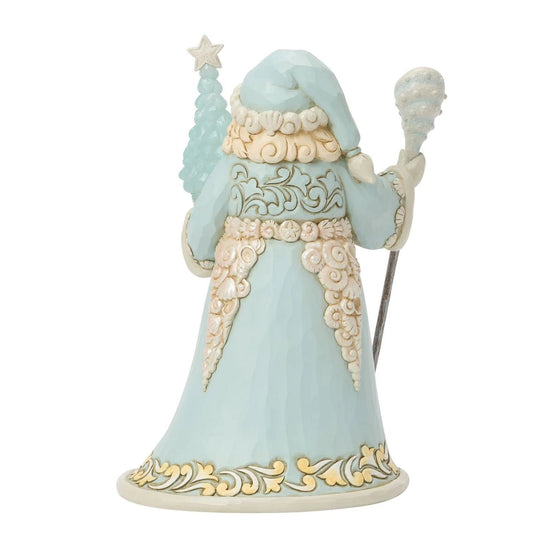 Heartwood Creek - Coastal Santa with Seaglass Tree - My Christmas