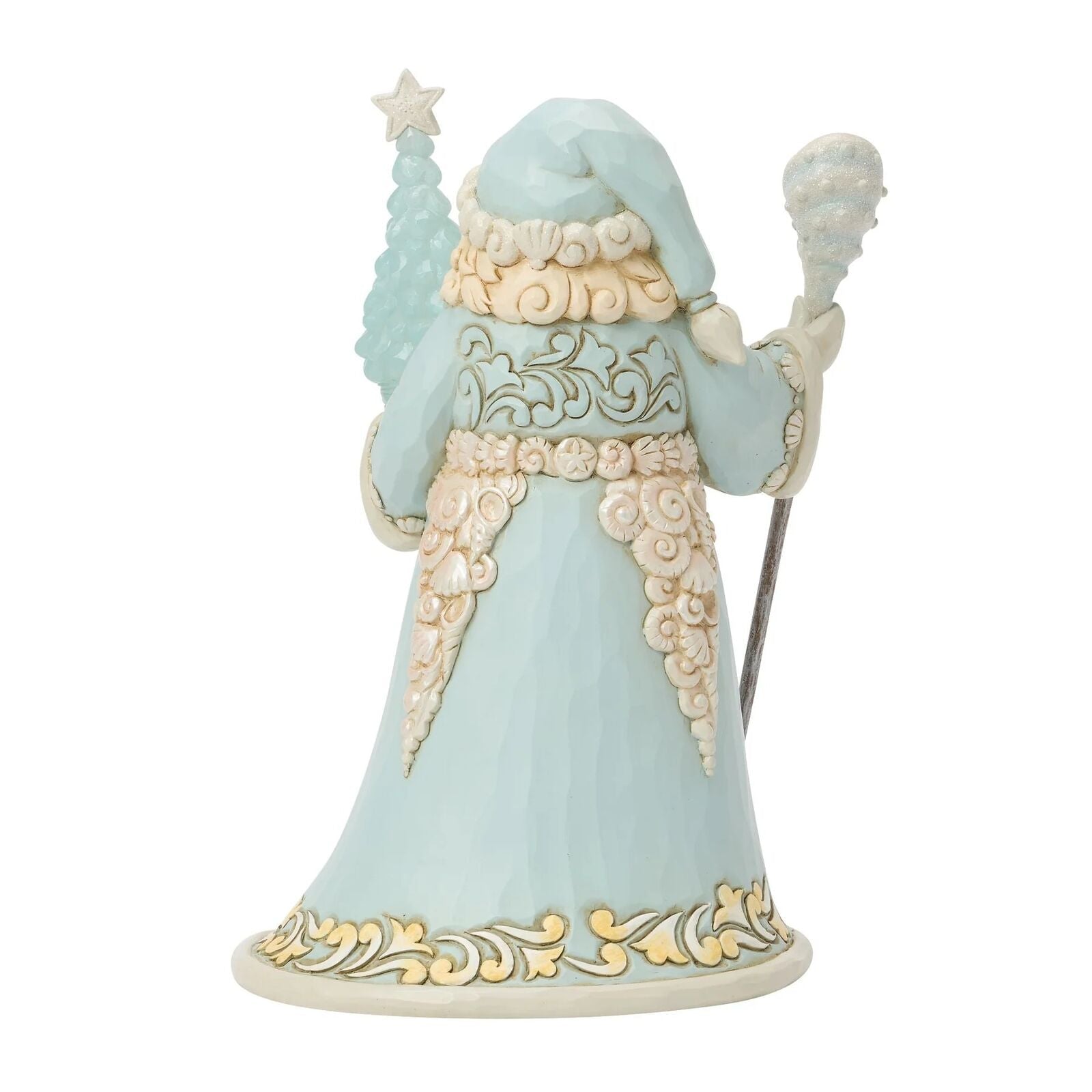 Heartwood Creek - Coastal Santa with Seaglass Tree - My Christmas