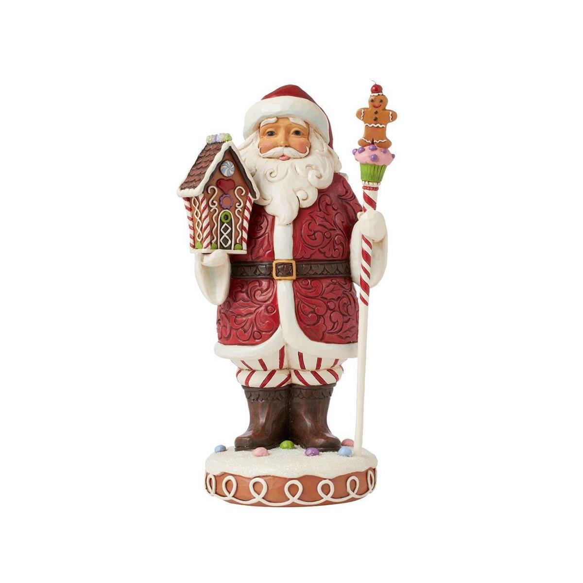 Heartwood Creek - Gingerbread Santa with Staff - My Christmas