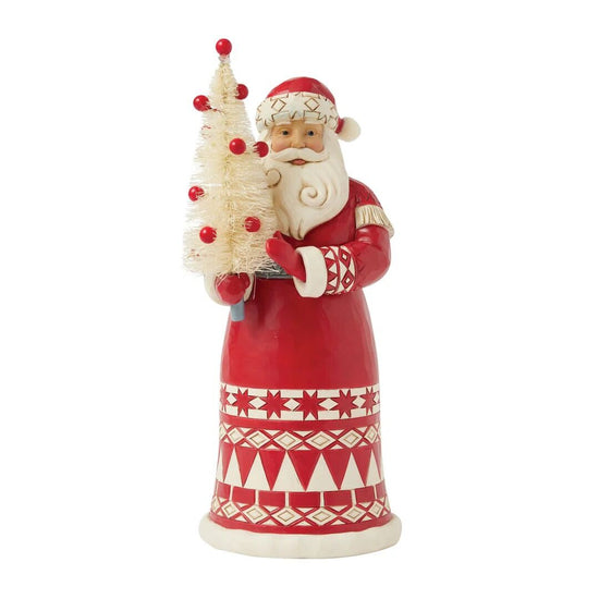 Heartwood Creek - Nordic Noel Santa with Sisal Tree - My Christmas