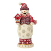 Heartwood Creek - Pink Snowman Nutcracker - My Christmas