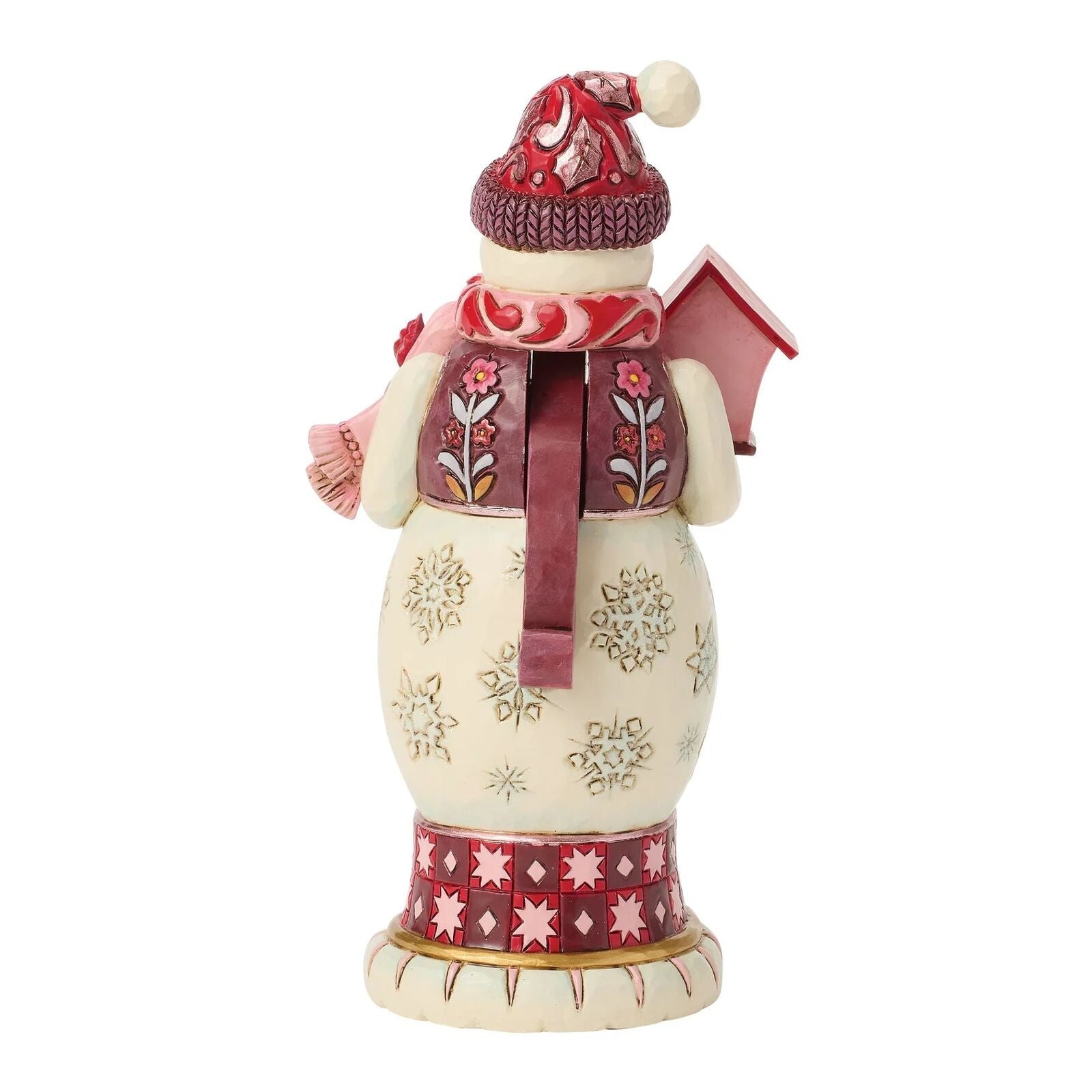 Heartwood Creek - Pink Snowman Nutcracker - My Christmas