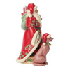 Heartwood Creek - Plaid Santa with Dog - My Christmas