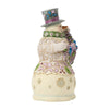 Heartwood Creek - Purple Snowman with Ornaments - My Christmas