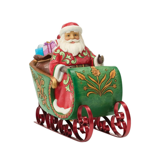 Heartwood Creek - Santa in Musical Sleigh - My Christmas