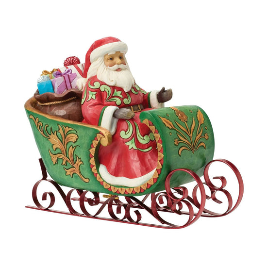 Heartwood Creek - Santa in Musical Sleigh - My Christmas