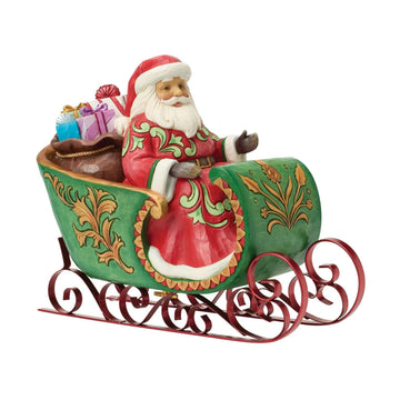 Heartwood Creek - Santa in Musical Sleigh - My Christmas