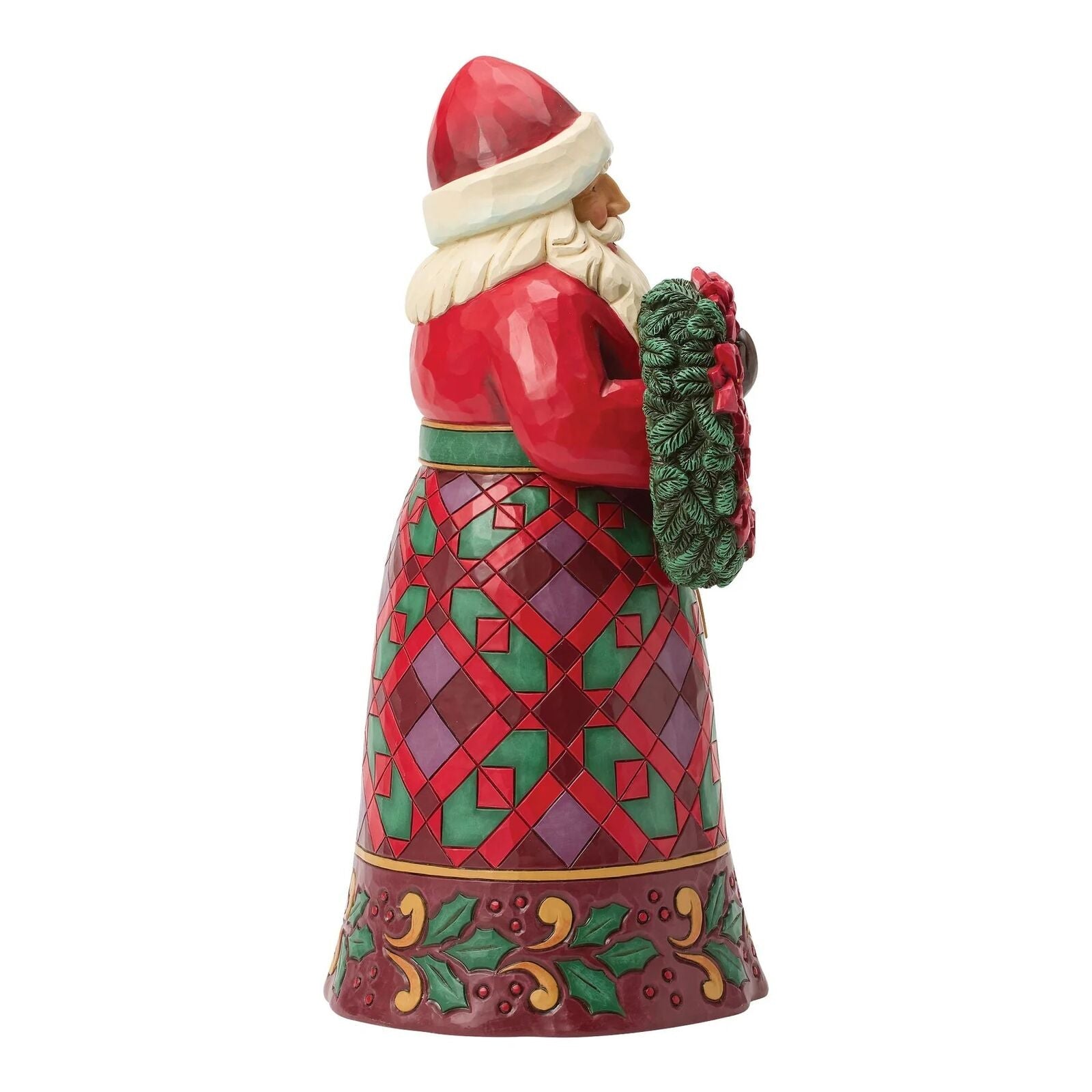 Heartwood Creek - Santa with Wreath - My Christmas