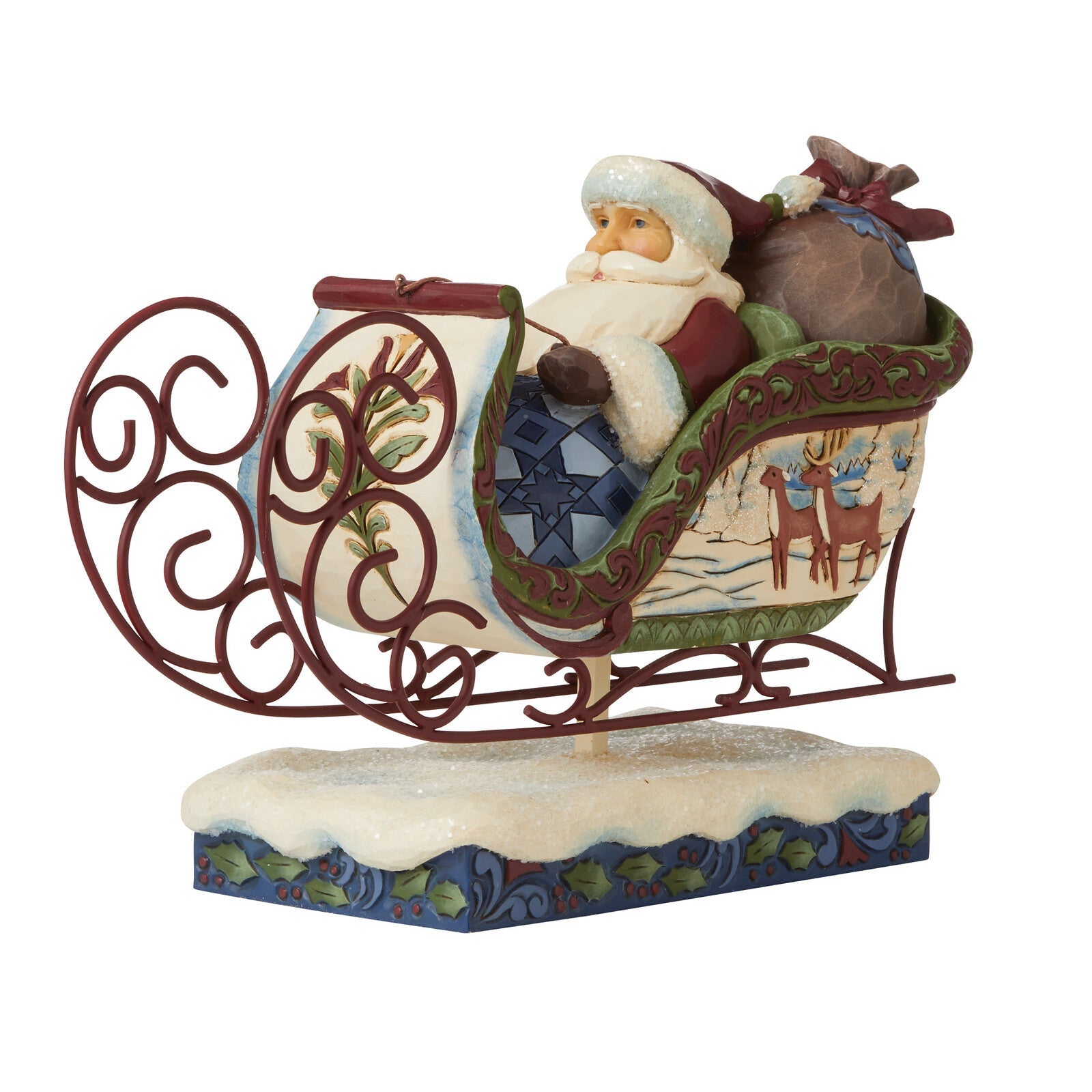 Heartwood Creek - Victorian Santa in Sleigh - My Christmas