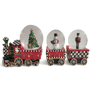 Holiday Train Snow Globe Set - Set of 3 - My Christmas