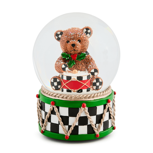 Holly Bear Snow Globe - My Christmas