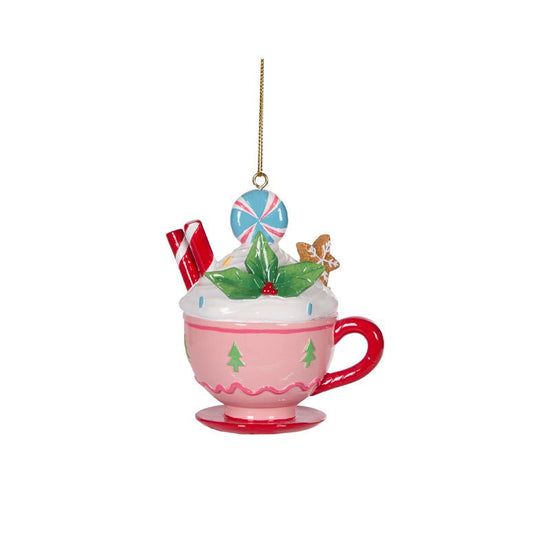 Hot Cocoa Mugs Hanging - Assorted - My Christmas