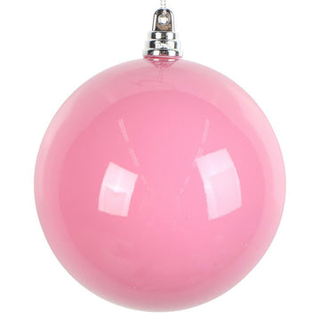 Hot Pink Enamel Bauble - 10cm - My Christmas