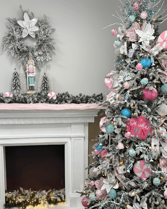 Hot Pink Enamel Bauble - 15cm - My Christmas