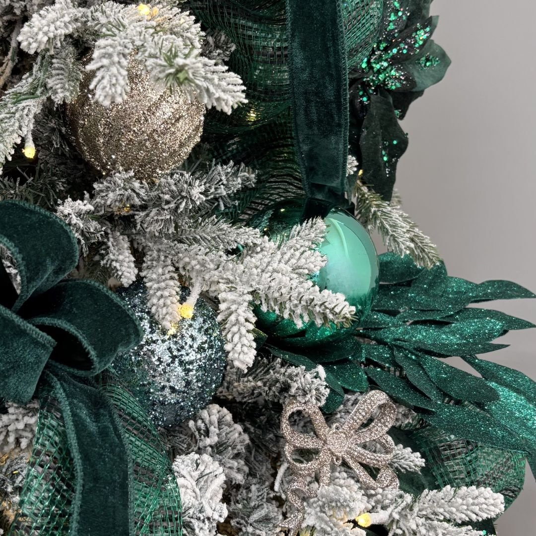 Hunter Green Deluxe Velvet Ribbon with Satin Backing - 1.5" wide - My Christmas