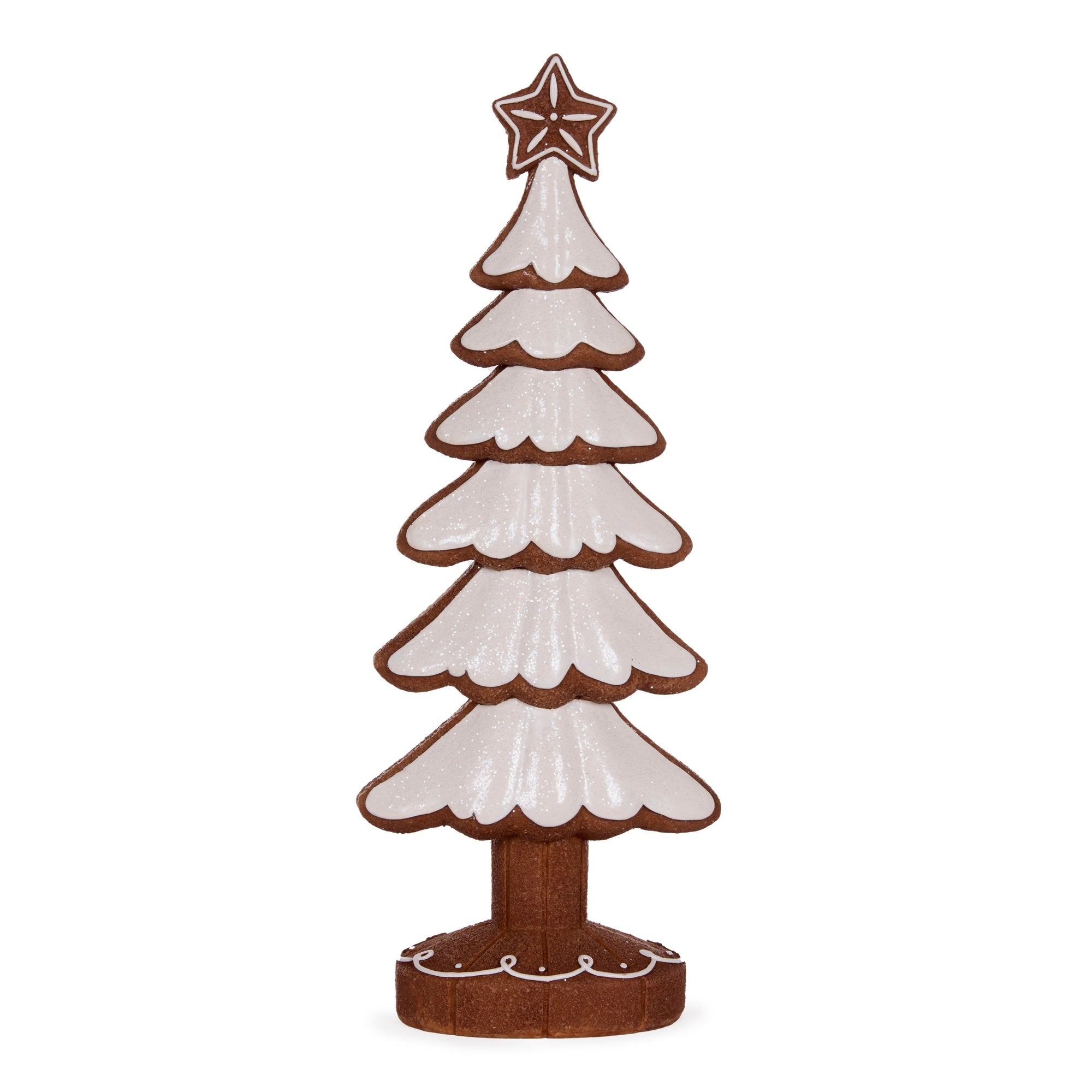 Iced Gingerbread Tree - 38.5cm - My Christmas