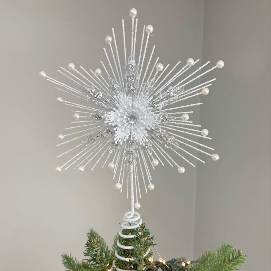 Intricate Snowflake Tree Topper - My Christmas