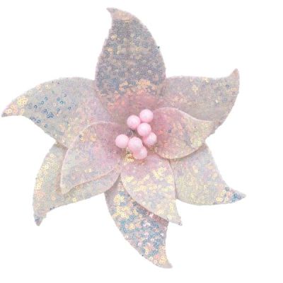 Iridescent Pink Flower - My Christmas