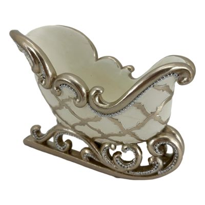 Ivory and Gold Sleigh - 1 left! - My Christmas