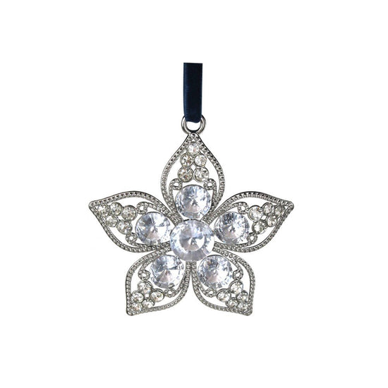 Jewelled Flower Ornament - My Christmas