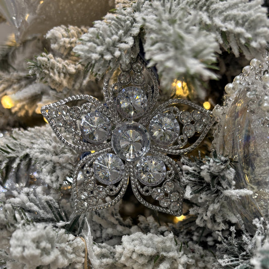 Jewelled Flower Ornament - My Christmas