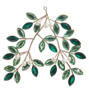 Jewelled Mistletoe Ornament - My Christmas