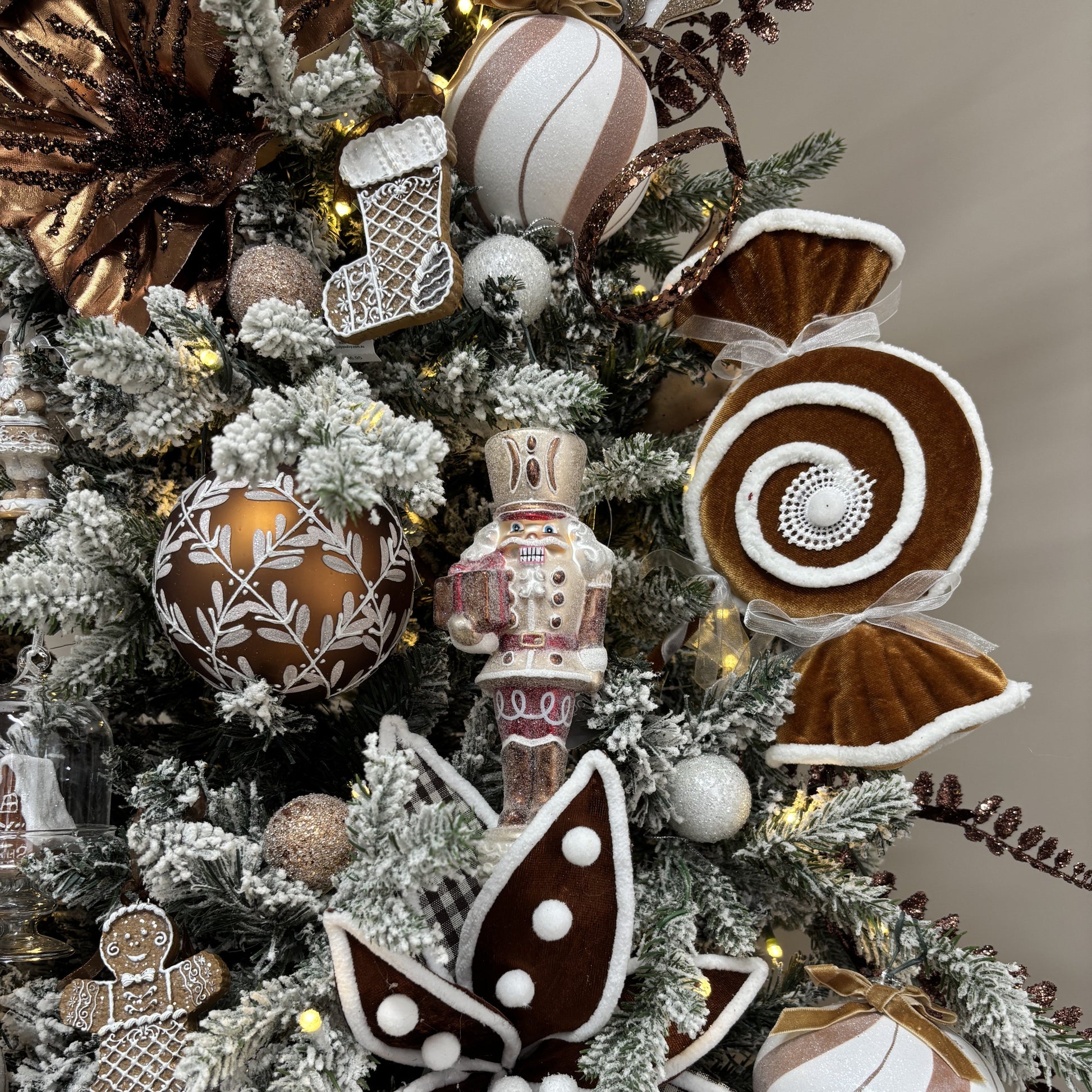 Lace Gingerbread Lolly Pick - Small - My Christmas