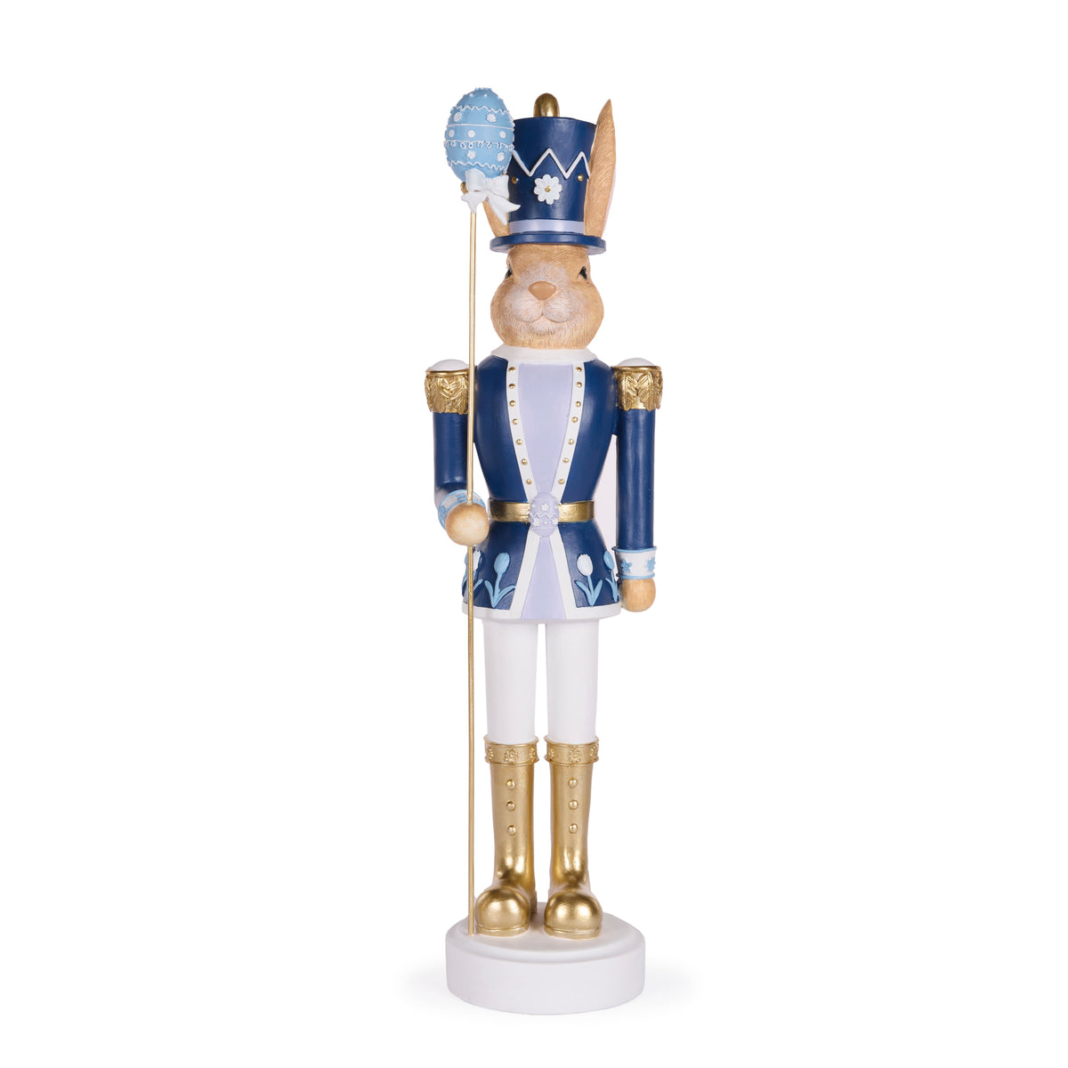 Lapin Nutcracker with Egg Staff - My Christmas