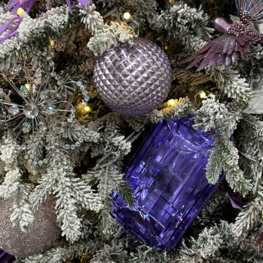 Lavender Rectangle Jewel - My Christmas