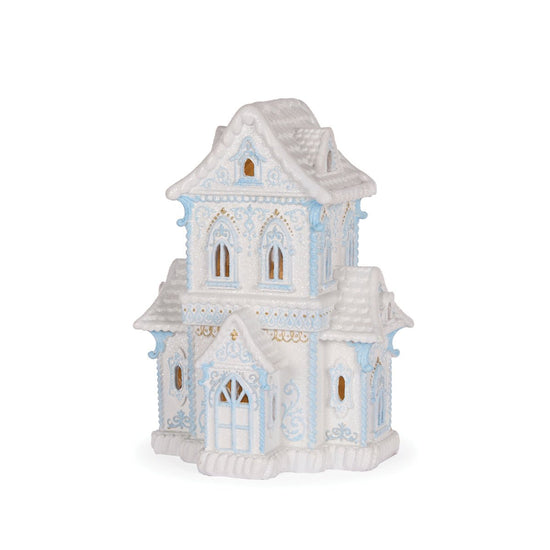 LED Frosty Blue Mansion - My Christmas