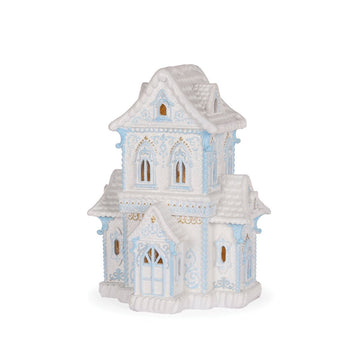 LED Frosty Blue Mansion - My Christmas