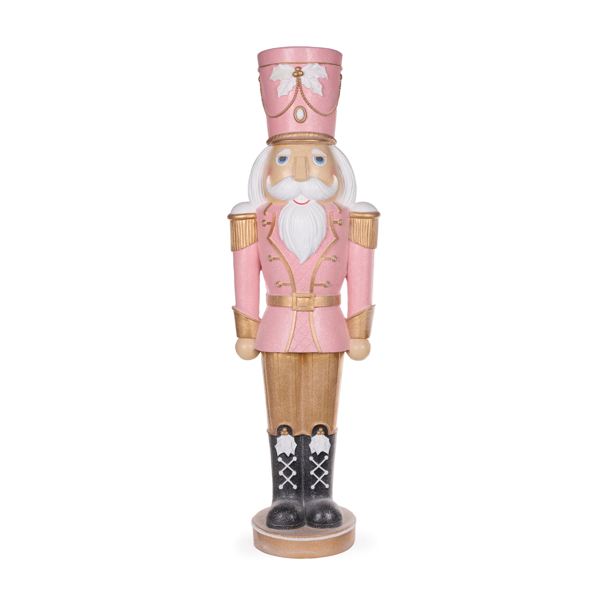 LED Pink and Champagne Nutcracker - My Christmas