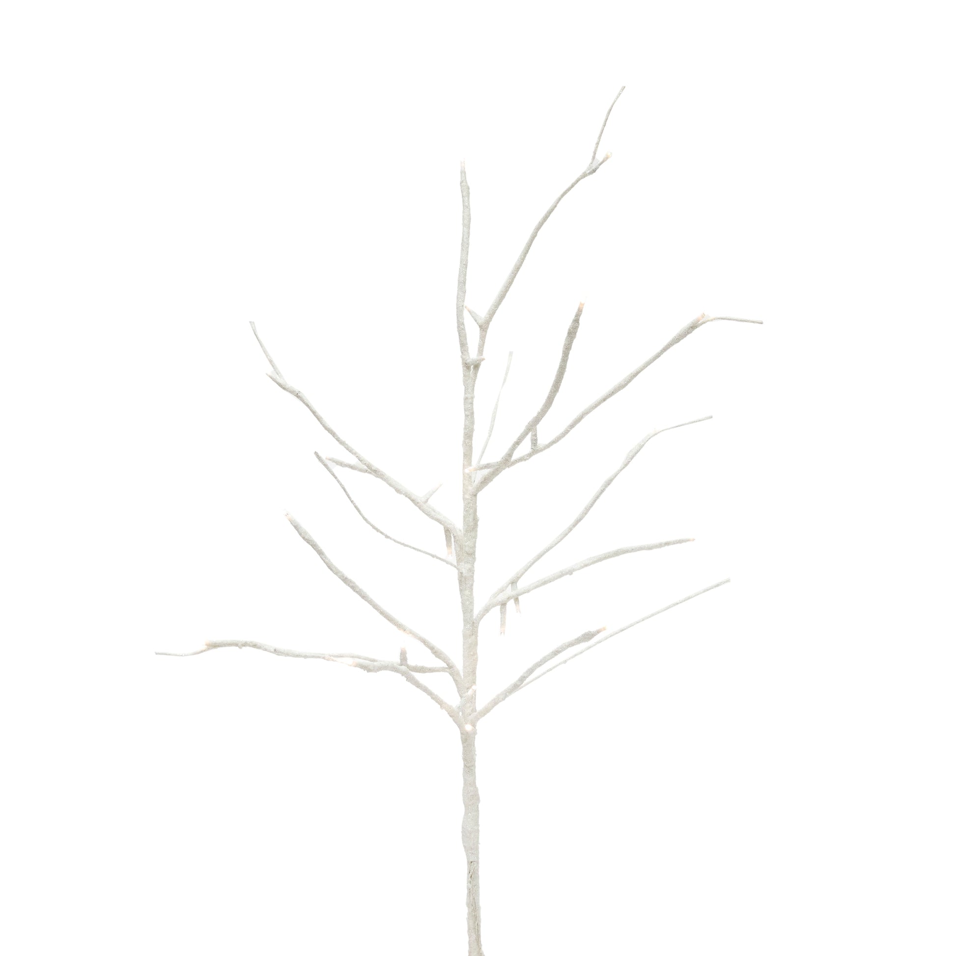 LED White Glitter Branch Spray - My Christmas