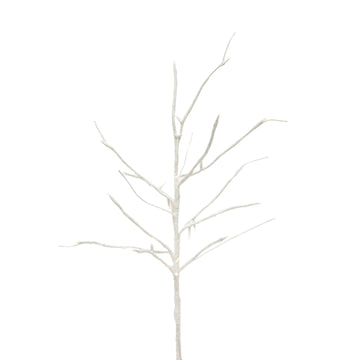 LED White Glitter Branch Spray - My Christmas