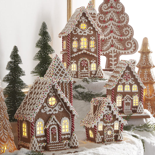 Lighted Sprinkle Gingerbread House - Extra Large - My Christmas