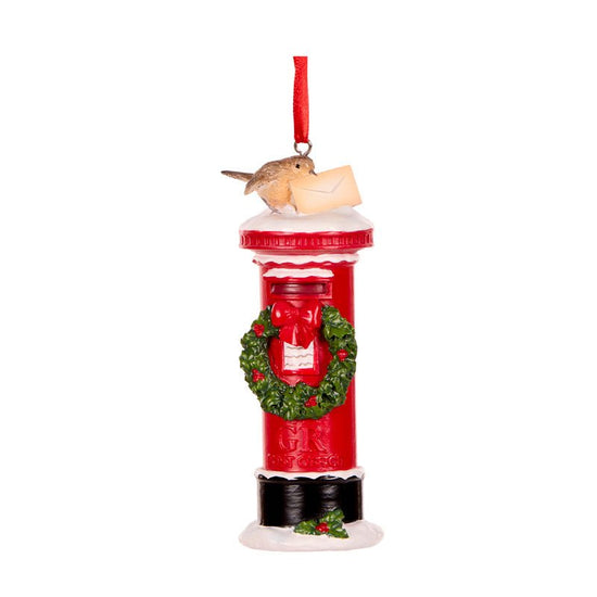 London Mailbox Hanging Ornament - My Christmas