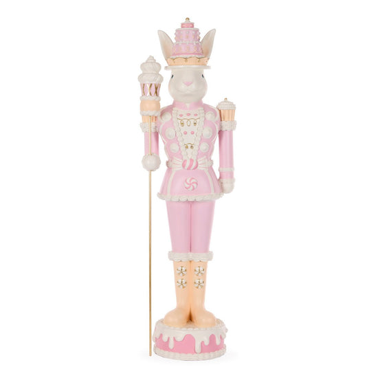 Luxe Easter Nutcracker with Staff - My Christmas