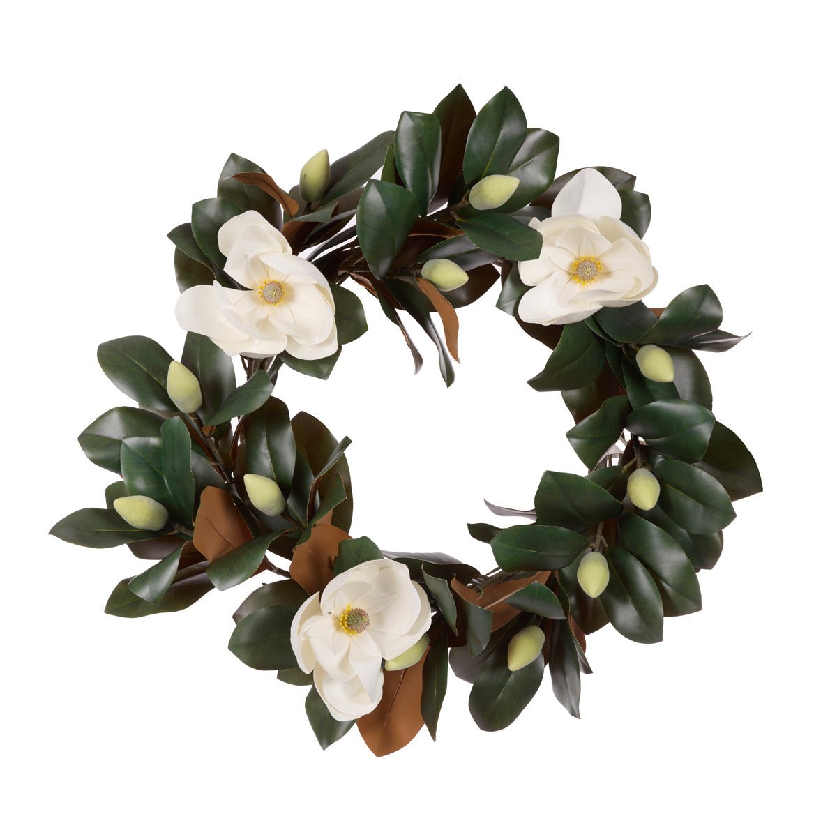 Luxe Magnolia Bloom Wreath - My Christmas