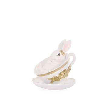 Luxe Mrs Rabbit Teacup - My Christmas