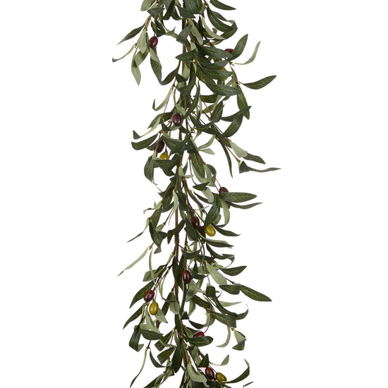 Luxe Olive Foliage Garland - My Christmas
