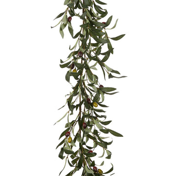 Luxe Olive Foliage Garland - My Christmas