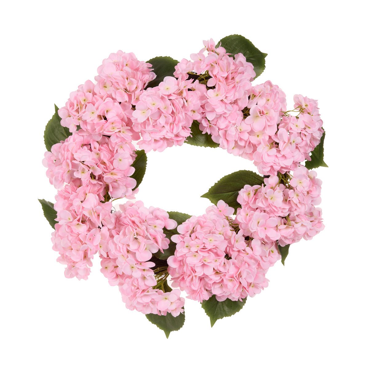 Luxe Pink Hydrangea Wreath - My Christmas