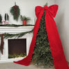 Luxe Red Tree Bow Topper - My Christmas